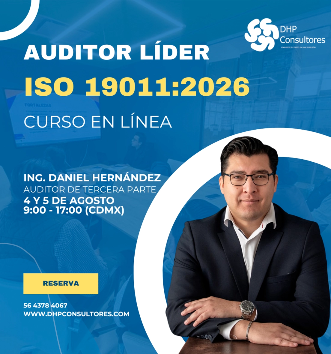 Curso de actualización Auditor Interno ISO 19011:2026 DHP Consultores